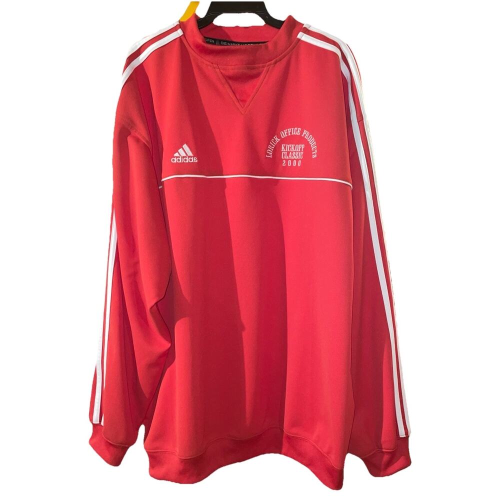 Vintage Adidas Pullover Top Mens Jacket Size L Soccer 2000 VT USC Lorick Classic
